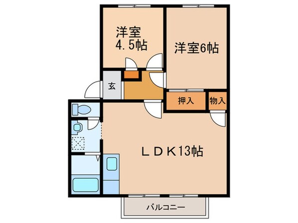 フォ－ライフ黒沢台Ⅱの物件間取画像